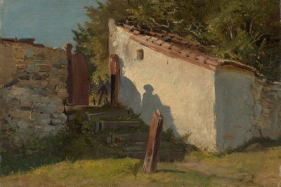 A falu temetőjének bejárata alkotó: Franz von Lenbach