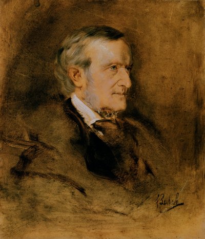 Richard Wagner alkotó: Franz von Lenbach