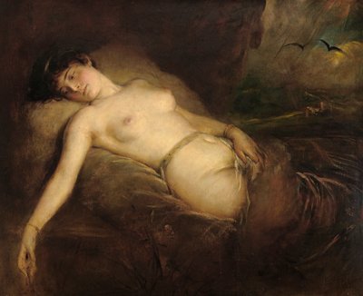 női akt alkotó: Franz von Lenbach