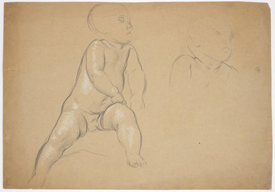 Child Act tanulmány alkotó: Franz von Matsch