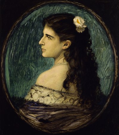 Perl asszony portréja alkotó: Franz von Stuck