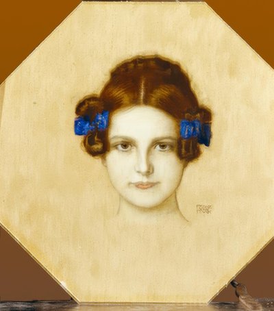 Franz von Stuck, Mária kék szalagokkal alkotó: Franz von Stuck