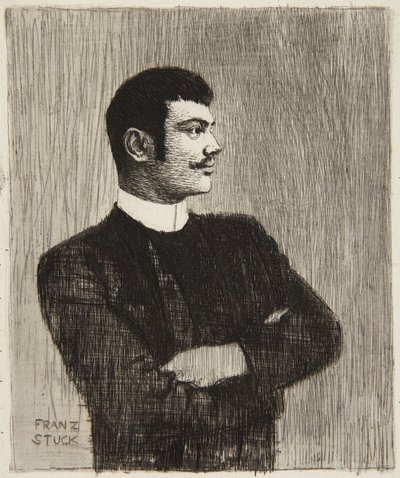 Önarckép alkotó: Franz von Stuck