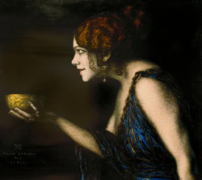 Tilla Durieux als Circe / F. v. Megragadt alkotó: Franz von Stuck