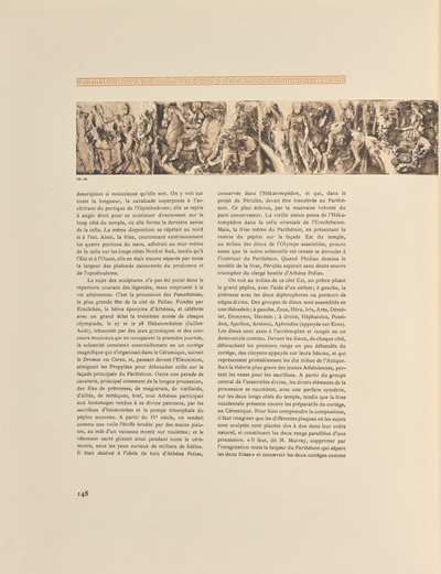 A Parthenon nyugati fríze alkotó: Frédéric Boissonnas
