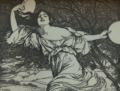 Bacchante, 20. század 1914-1915 alkotó: Fred Hammersley Ball