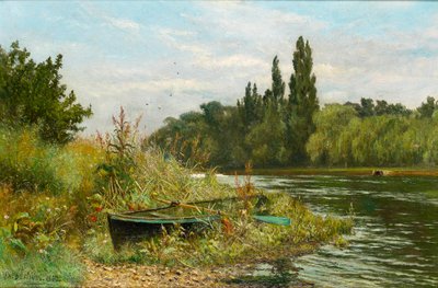 Egy csendes hely a Temze folyón, 1882 alkotó: Fred Hines