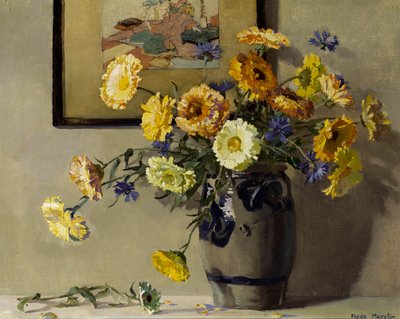 Körömvirág, 1920 körül (olaj, vászon) alkotó: Freda Marston