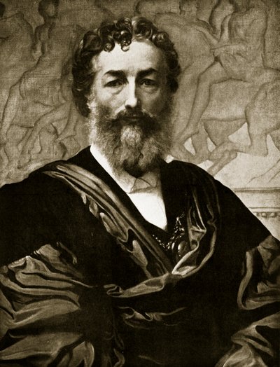 Önarckép (litho) alkotó: Frederic (after) Leighton