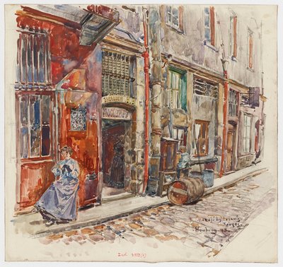 A Marché des Enfants-Rouges A lépcsőházának bejárata alkotó: Frederic Anatole Houbron