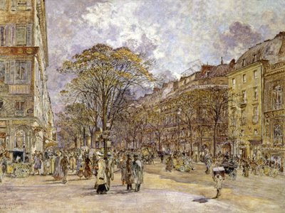 Az olaszok körútja, Párizs alkotó: Frederic Anatole Houbron