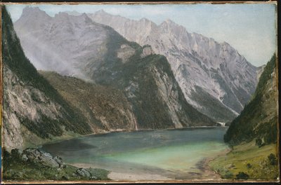 Alpesi tó alkotó: Frederic Edwin Church
