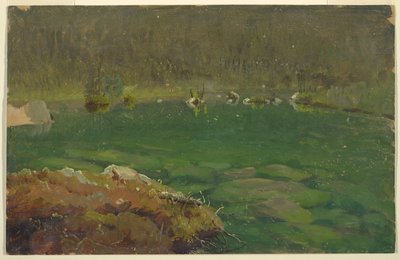 Alpesi tó, Bajorország vagy Svájc alkotó: Frederic Edwin Church