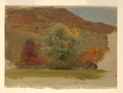 Őszi táj alkotó: Frederic Edwin Church