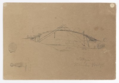Bambuszhíd Buga-ban, Kolumbia és Lány egy üveggel, Cartago, Kolumbia alkotó: Frederic Edwin Church