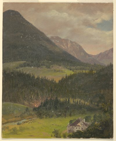 Bajor Alpok táj alkotó: Frederic Edwin Church