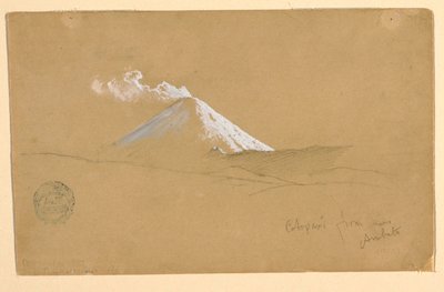 Cotopaxi Ambato közeléből, Ecuadorból alkotó: Frederic Edwin Church