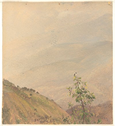 Distant Hills, Jamaica alkotó: Frederic Edwin Church