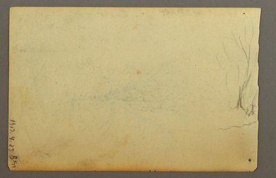 Rajz, Egy lombtalan fa, 1845. február alkotó: Frederic Edwin Church