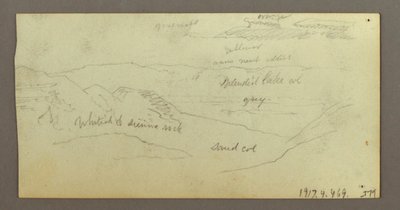 Rajz, teve tanulmányok, 1868. február 21-22. alkotó: Frederic Edwin Church