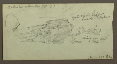 Rajz, Canyon, talán 1868 alkotó: Frederic Edwin Church