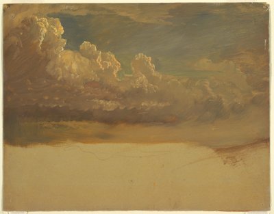 Rajz, Felhő tanulmány, 1871 március alkotó: Frederic Edwin Church
