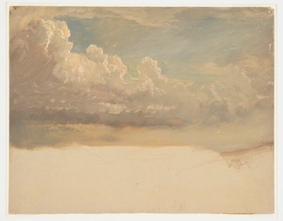 Rajz, Felhő tanulmány, 1871 március alkotó: Frederic Edwin Church