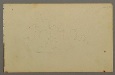 Rajz, Felhők, 1844 alkotó: Frederic Edwin Church