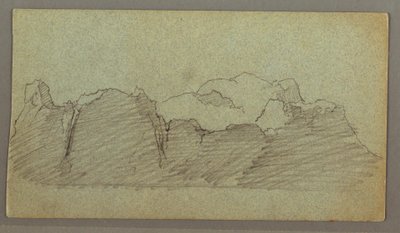 Rajz, úszó jéghegy, valószínűleg 1874 júniusában alkotó: Frederic Edwin Church