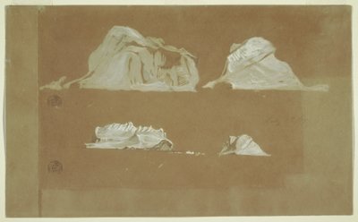 Rajz, úszó jéghegyek, 1859. július 5. alkotó: Frederic Edwin Church