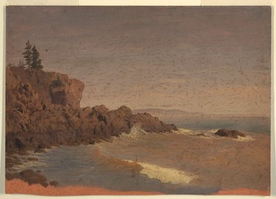 Rajz, Grand Manan-sziget, Kanada, 1850 körül. alkotó: Frederic Edwin Church