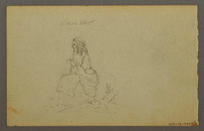 Rajz, Füvek, 1844 alkotó: Frederic Edwin Church