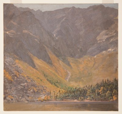 Rajz, Great Basin, Mount Katahdin, Maine, 1878 előtt alkotó: Frederic Edwin Church