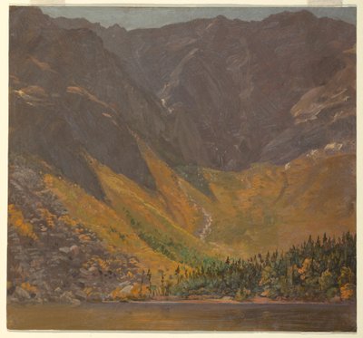 Rajz, Great Basin, Mount Katahdin, Maine, 1878 előtt alkotó: Frederic Edwin Church