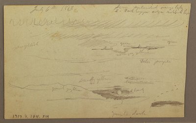 Rajz, Hudson-völgy, 1863 alkotó: Frederic Edwin Church