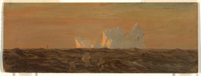 Rajz, Jéghegyek, 1859 június vagy július alkotó: Frederic Edwin Church