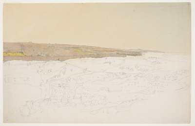 Rajz, Jeruzsálem, általános nézet, április (), 1868 alkotó: Frederic Edwin Church