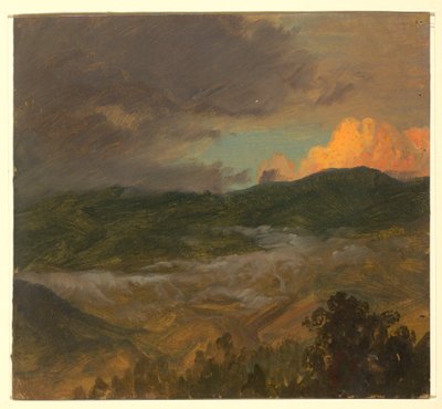 Rajz, tájkép, 1865 alkotó: Frederic Edwin Church
