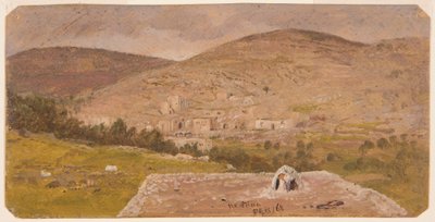 Rajz, tájkép, 1865 alkotó: Frederic Edwin Church