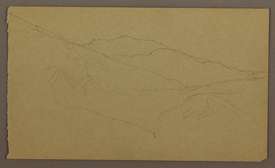 Rajz, Tájkép, 1865. május-augusztus alkotó: Frederic Edwin Church