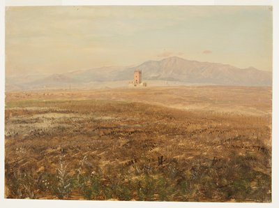 Rajz, mexikói tájkép, 1869. április alkotó: Frederic Edwin Church
