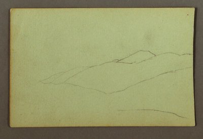 Rajz, Hegyhát, valószínűleg 1856 alkotó: Frederic Edwin Church