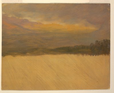 Rajz, Hegyvidéki táj, 1860-70 alkotó: Frederic Edwin Church