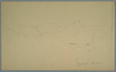 Rajz, Petty kikötő, 1859. június 24. alkotó: Frederic Edwin Church