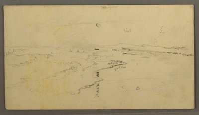 Rajz, folyó, tükröződő hold, 1870. június 14. alkotó: Frederic Edwin Church