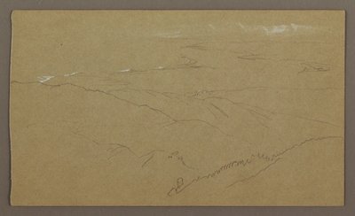 Rajz, Part és tenger, "Bloxburgh", 1865. augusztus alkotó: Frederic Edwin Church