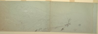Rajz, vázlatok, Bloxburgh, Jamaica, 1865 alkotó: Frederic Edwin Church