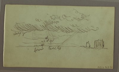 Rajz, Égi tanulmány, 1869 február alkotó: Frederic Edwin Church