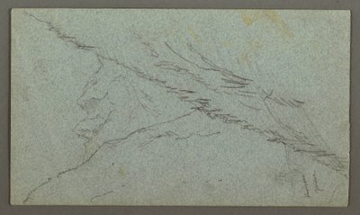 Rajz, Tauern-csúcsok, A K nigss, 1868. július alkotó: Frederic Edwin Church