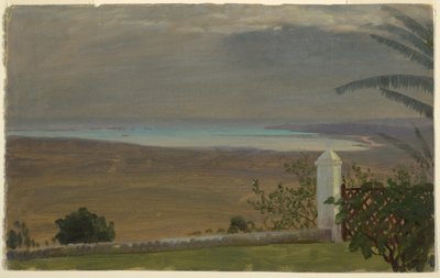 Rajz, Tengeri kilátás, 1865 alkotó: Frederic Edwin Church